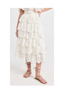 Image of sale on Tali Lace Tiered Skirt