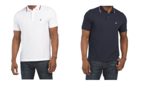 Image of sale on Short Sleeve Solid Polo with Collar Tipping