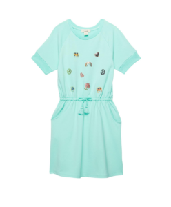 Image of sale on Groovy Embroidered French Terry Dress (toddler/little Kids/big Kids)