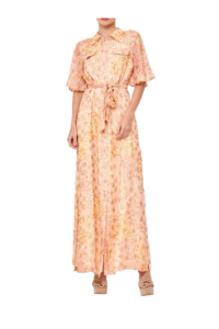 Image of sale on Angela Mix Print Maxi Shirtdress