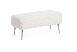 Image of sale on Shag Fur Storage Bench