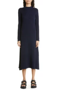 Image of sale on Portrait 2 Long Sleeve Midi Sweater Dress
