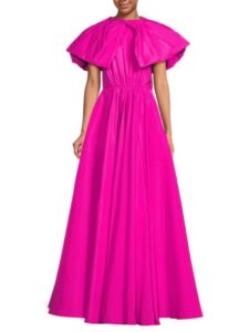 Image of sale on Faille Capelet a Line Gown