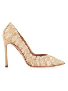 Image of sale on After Dark Lace Mesh Pumps