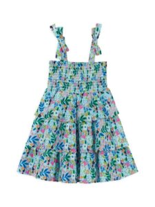 Image of sale on Little Girl’s Floral Tiered Dress