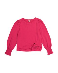 Image of sale on Big Girl Smocked Sleeve Side Tie Top