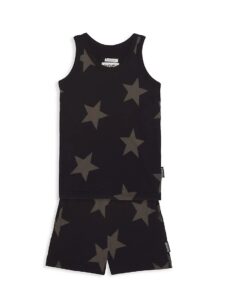 Image of sale on Little Girl’s & Girl’s 2-piece Star Print Tank Top & Shorts Set