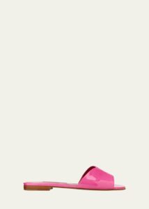 Image of sale on Houramu Patent Flat Slide Sandals
