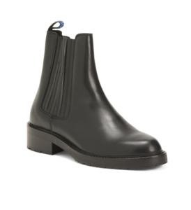 Image of sale on Leather Chelsea Booties