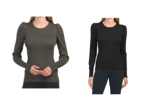 Image of sale on Puff Sleeve Sweater