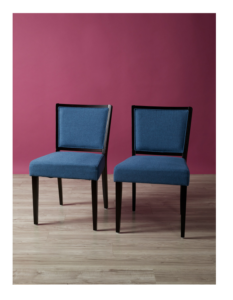 Image of sale on 2pk 34in Oneil Wood Frame Dining Chairs