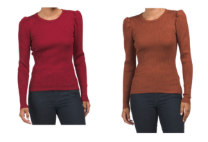 Image of sale on Puffy Sleeve Sweater