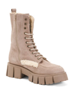 Image of sale on Leather Jeneen Lace Up Boots