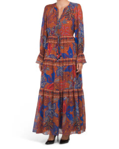 Image of sale on Long Sleeve Maxi Dress