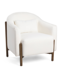 Image of sale on 32.5in Jenny Peg Leg Boucle Accent Chair