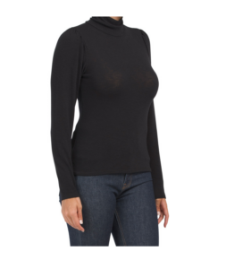 Image of sale on Made in Usa Gloria Long Sleeve Turtleneck Sweater