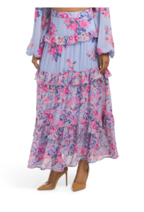 Image of sale on Long Sleeve Top and Maxi Skirt Set