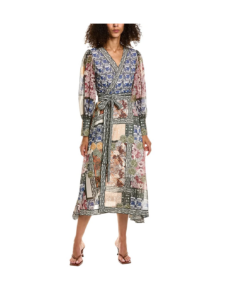 Image of sale on Printed Wrap Dress