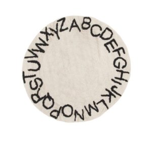 Image of sale on 4ft Round Kids Alphabet Rug