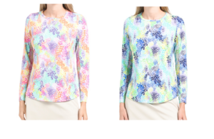 Image of sale on Upf 50 Printed Long Sleeve Top