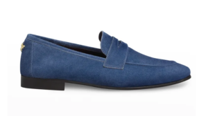 Image of sale on Suede Slip-on Penny Loafers