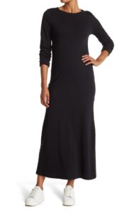 Image of sale on Long Sleeve Knit Maxi Dress