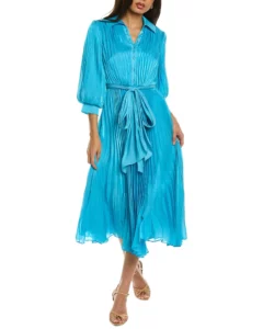 Image of sale on Shiny Chiffon Shirtdress