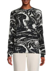 Image of sale on Abstract Print Sweater