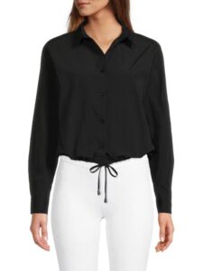 Image of sale on Drawstring Waist Shirt