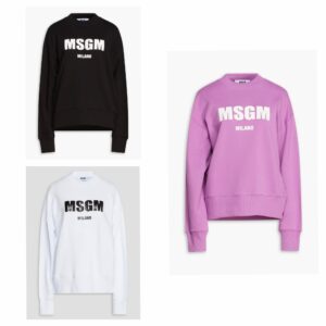 Image of sale on Printed French Cotton-terry Sweatshirt