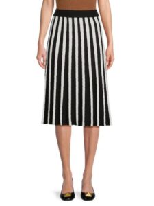 Image of sale on Striped Midi Skirt