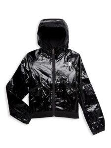 Image of sale on Little Girl’s & Girl’s Never Stop Hooded Wind Jacket