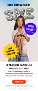 Image of sale on Up to 75% off Bandolier!!