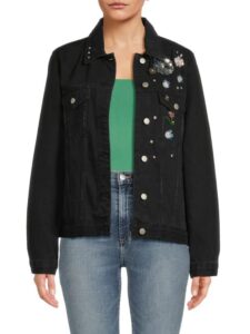 Image of sale on Embroidered Denim Jacket
