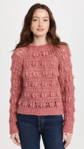 Image of sale on Jane Raglan Crochet Sweater
