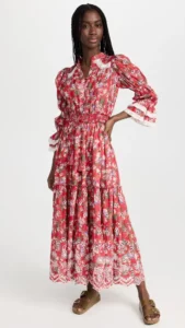 Image of sale on Broderie Anglaise Midi Dress