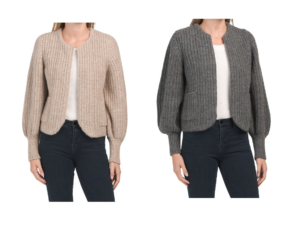 Image of sale on Plush Alpaca Blend Open Jacket