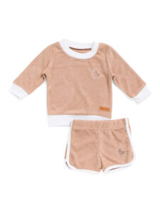 Image of sale on Newborn Boy Lion Icon Sweatshirt and Shorts Set