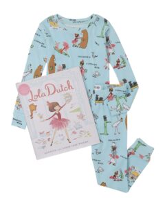 Image of sale on Kid’s Lola Dutch Printed Pajama Gift Set, Size 2-8