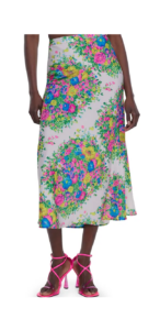Image of sale on Floral A-line Skirt