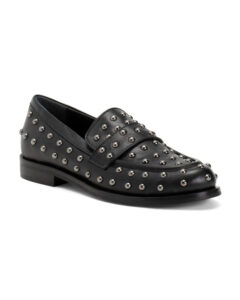 Image of sale on Made in Italy Leather Studded Loafers