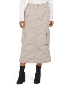 Image of sale on Cargo Pocket Parachute Midi Skirt