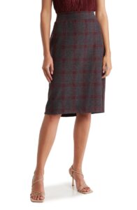 Image of sale on Plaid Pencil Skirt