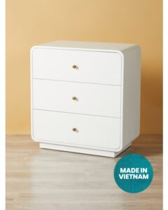 Image of sale on 30in 3 Drawer Radius Nightstand