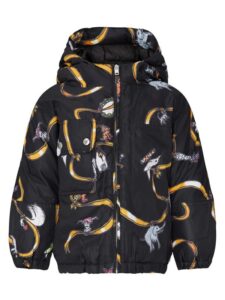 Image of sale on Little Girl’s & Girl’s Ribbon Print Puffer Jacket