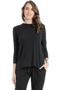 Image of sale on 3/4 Sleeve Slouchy Luxe T