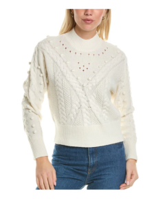 Image of sale on Crewneck Wool-blend Sweater