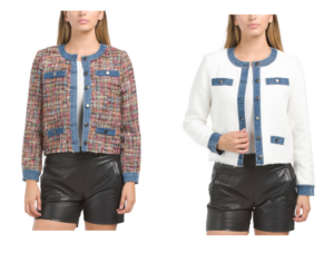 Image of sale on Mixed Media Tweed Jacket