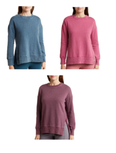 Image of sale on Stonewashed Crew Neck Sweatshirt