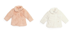 Image of sale on Infant and Toddler Girls Faux Fur Coat 3m-12m